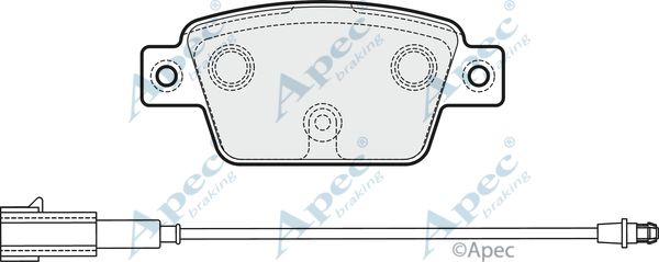 APEC BRAKING Jarrupala, levyjarru PAD1990